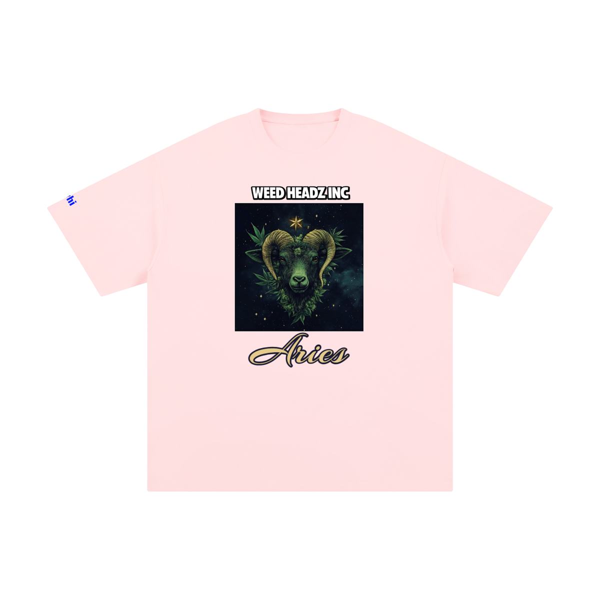 WHI Men's Zodiac Aries Cotton T-Shirt