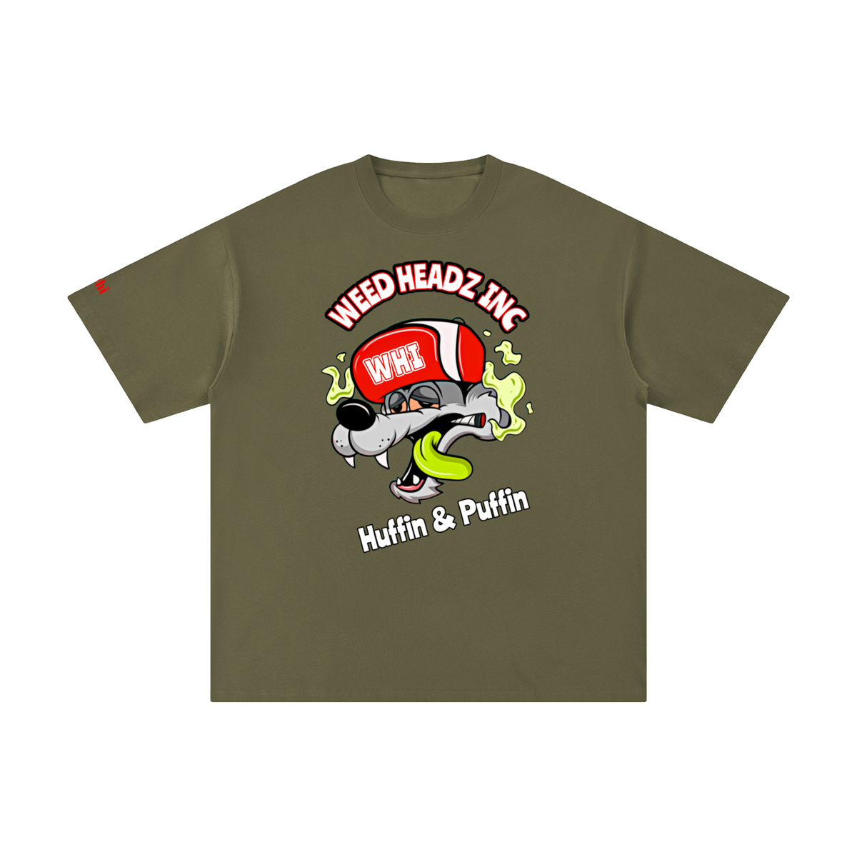 WHI Men's Huffin & Puffin Cotton T-Shirt