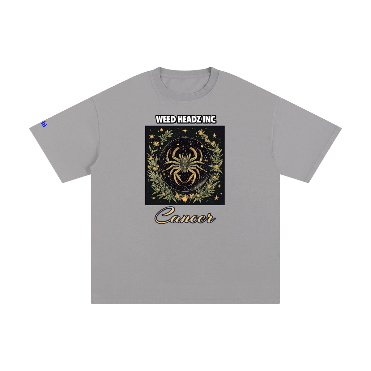 WHI Men's Zodiac Cancer Cotton T-Shirt