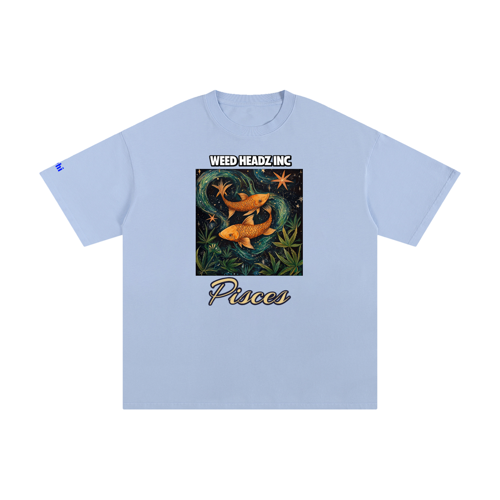 WHI Men's Zodiac Pisces Cotton T-Shirt