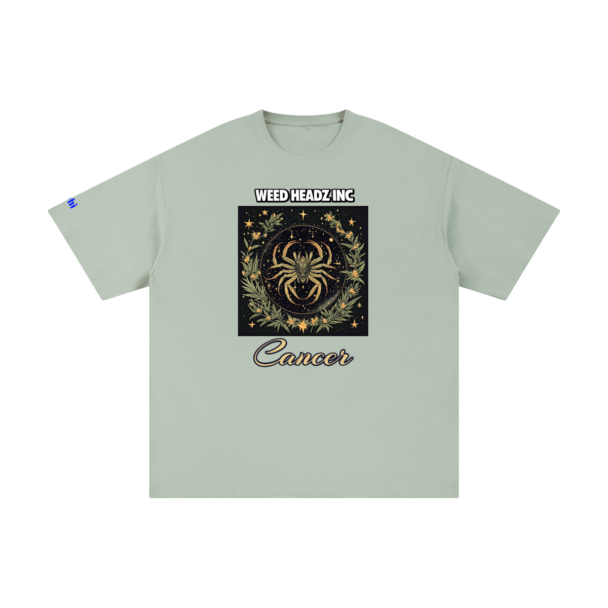WHI Men's Zodiac Cancer Cotton T-Shirt