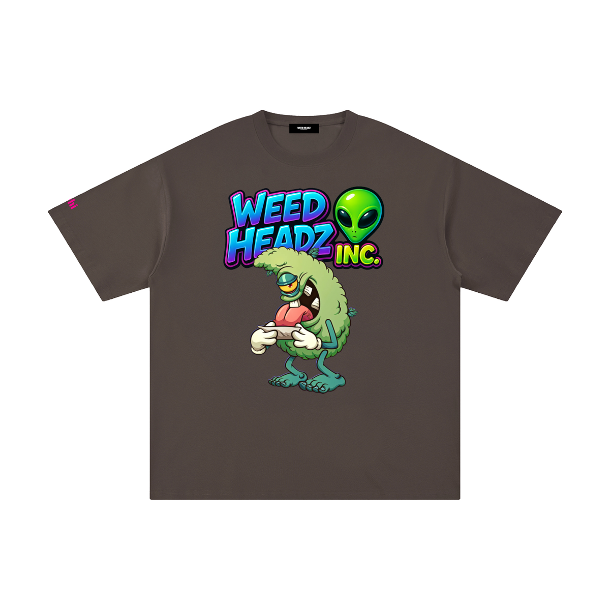 WHI Men's Alien Roll Up Cotton T-Shirt