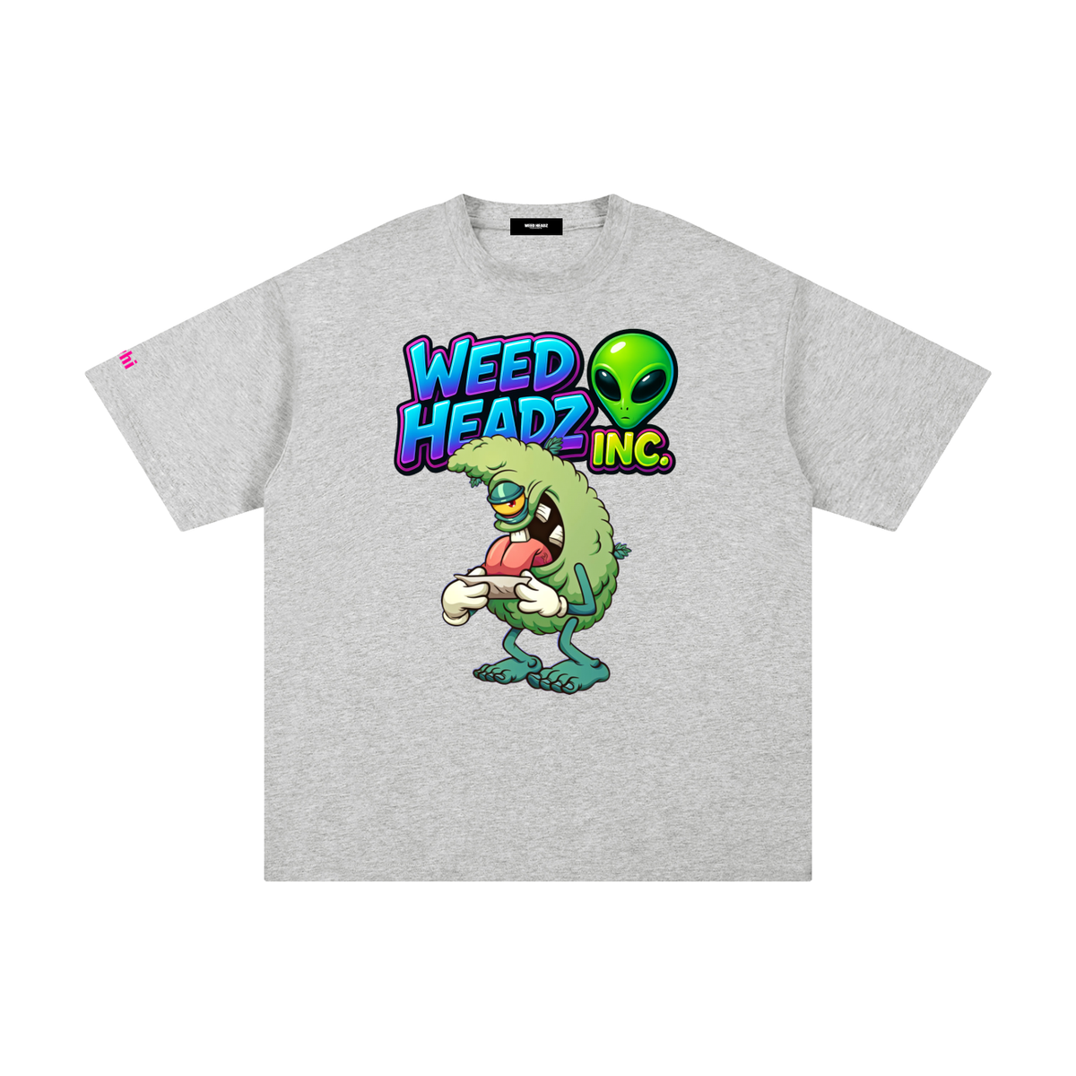 WHI Men's Alien Roll Up Cotton T-Shirt