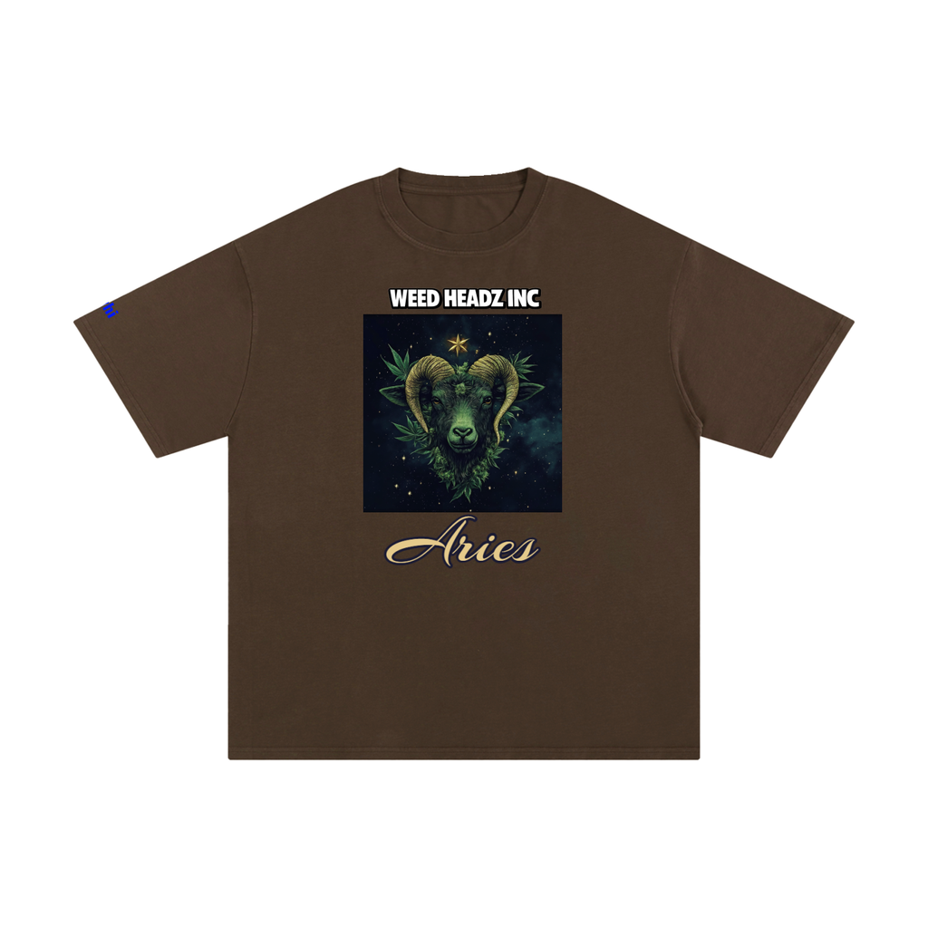 WHI Men's Zodiac Aries Cotton T-Shirt