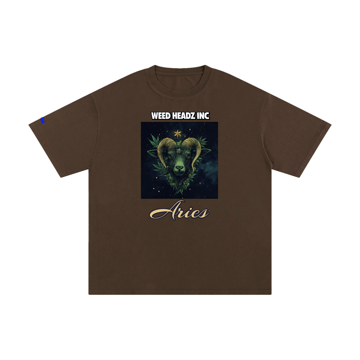 WHI Men's Zodiac Aries Cotton T-Shirt