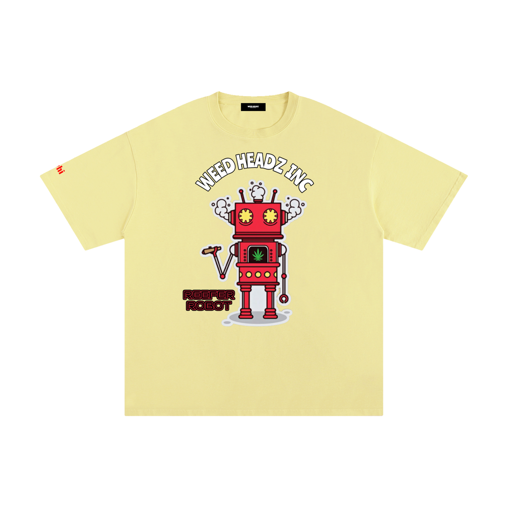 WHI Men's Reefer Robot Cotton T-Shirt