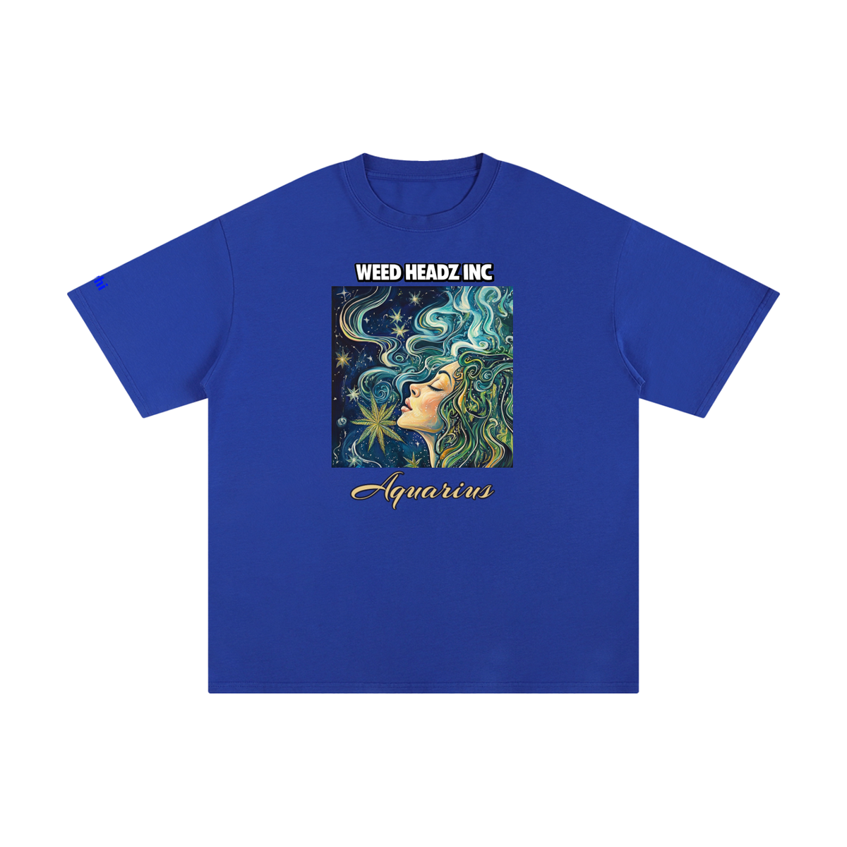 WHI Men's Zodiac Aquarius Cotton T-Shirt