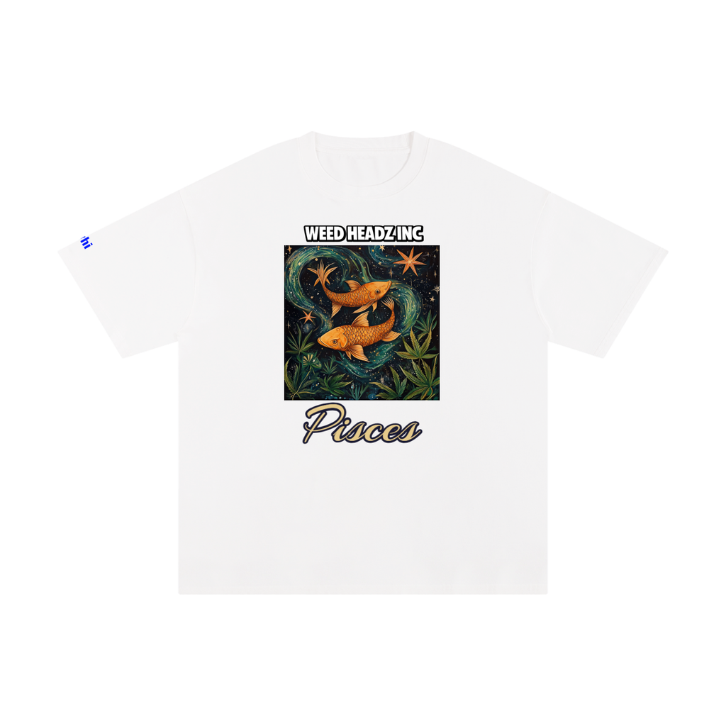WHI Men's Zodiac Pisces Cotton T-Shirt