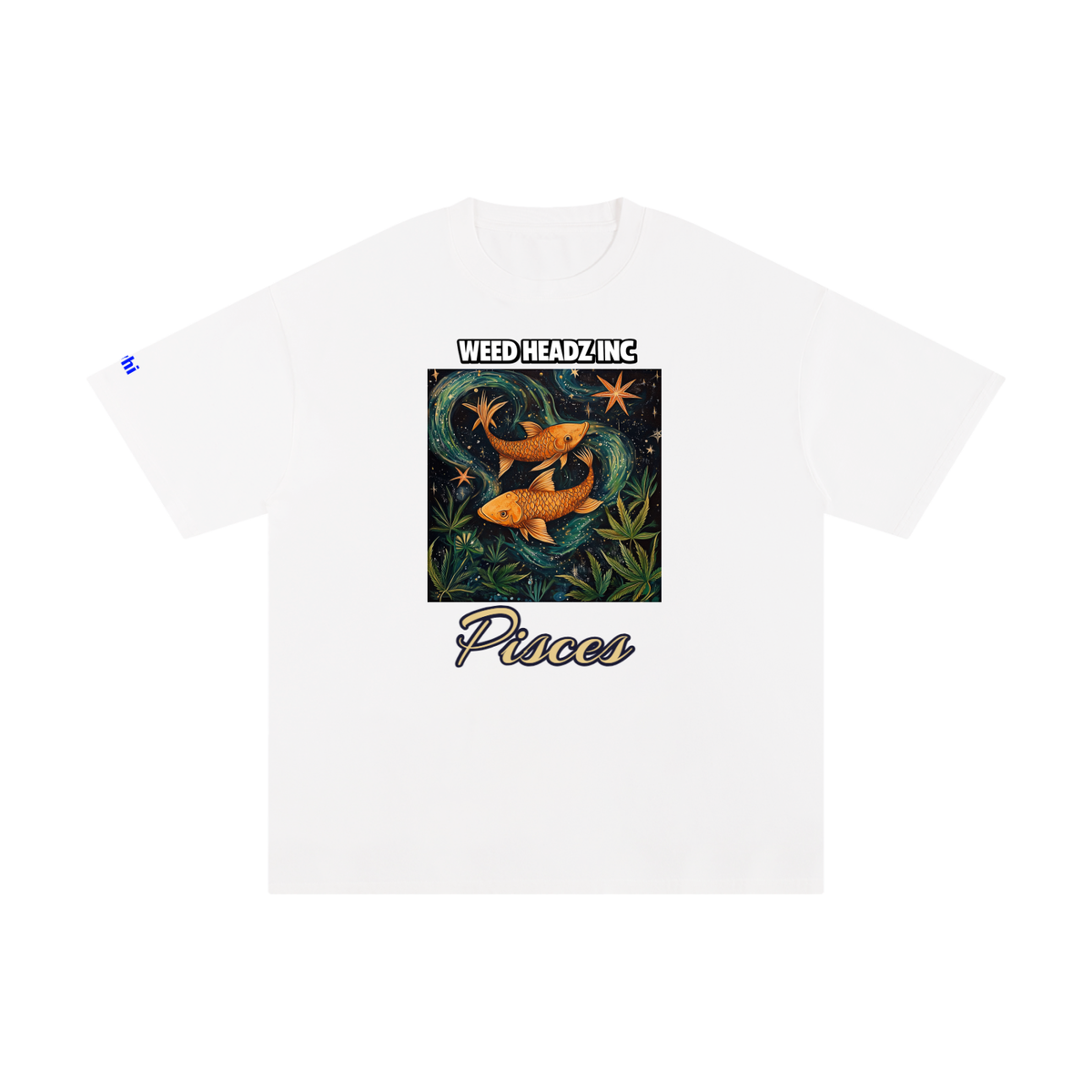 WHI Men's Zodiac Pisces Cotton T-Shirt