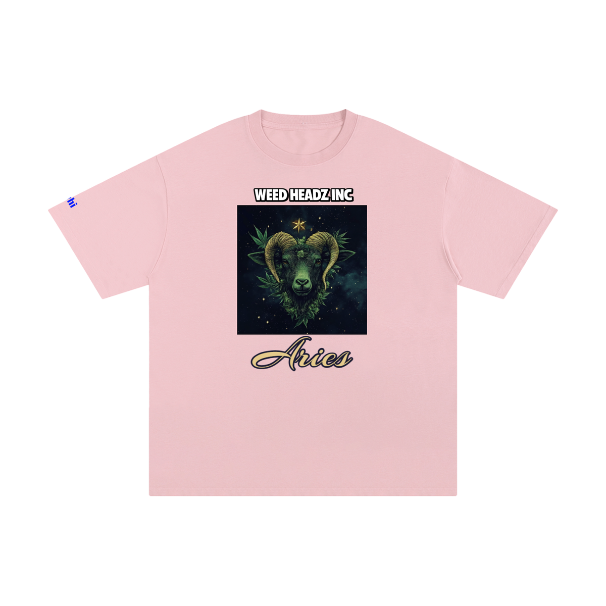 WHI Men's Zodiac Aries Cotton T-Shirt