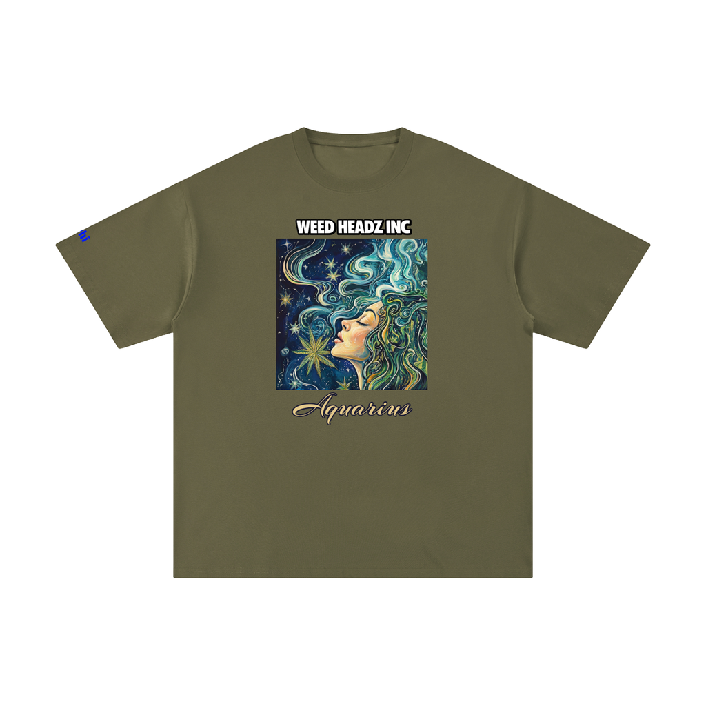 WHI Men's Zodiac Aquarius Cotton T-Shirt