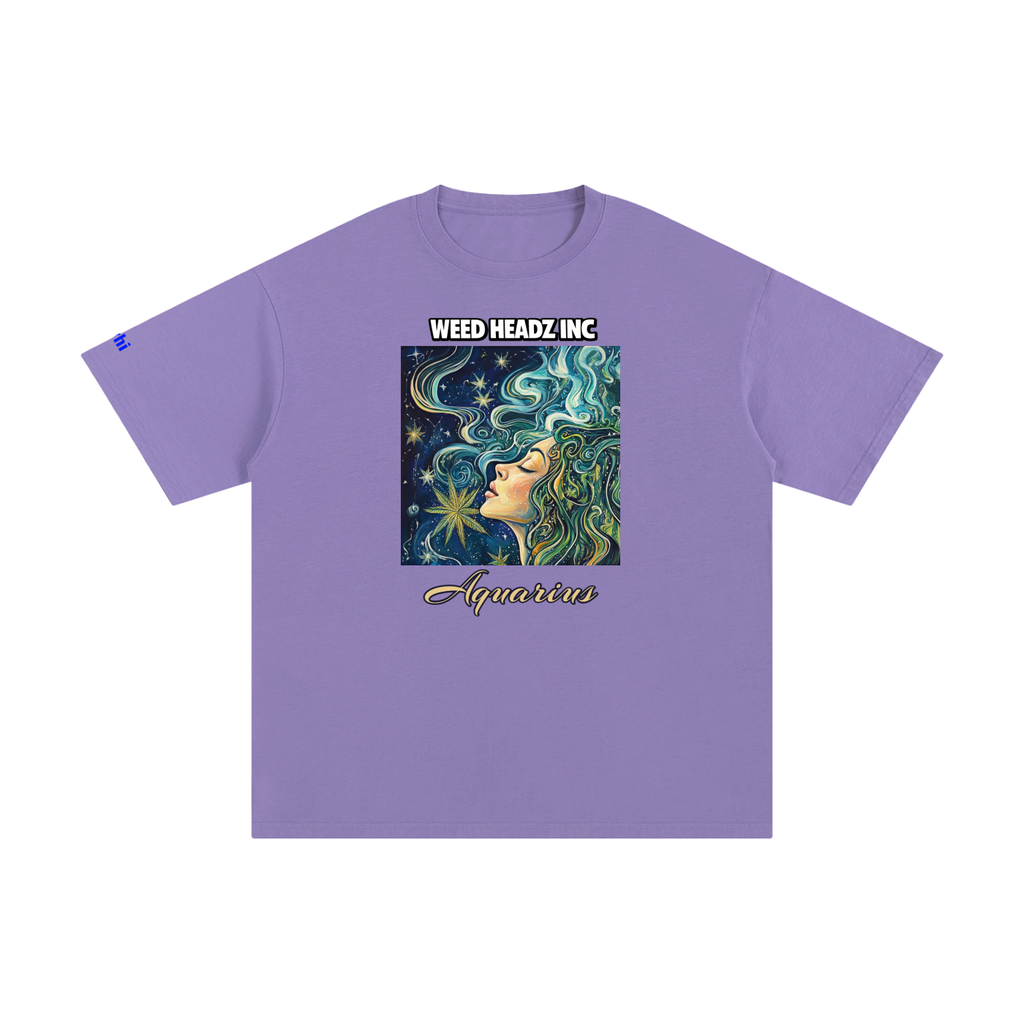 WHI Men's Zodiac Aquarius Cotton T-Shirt