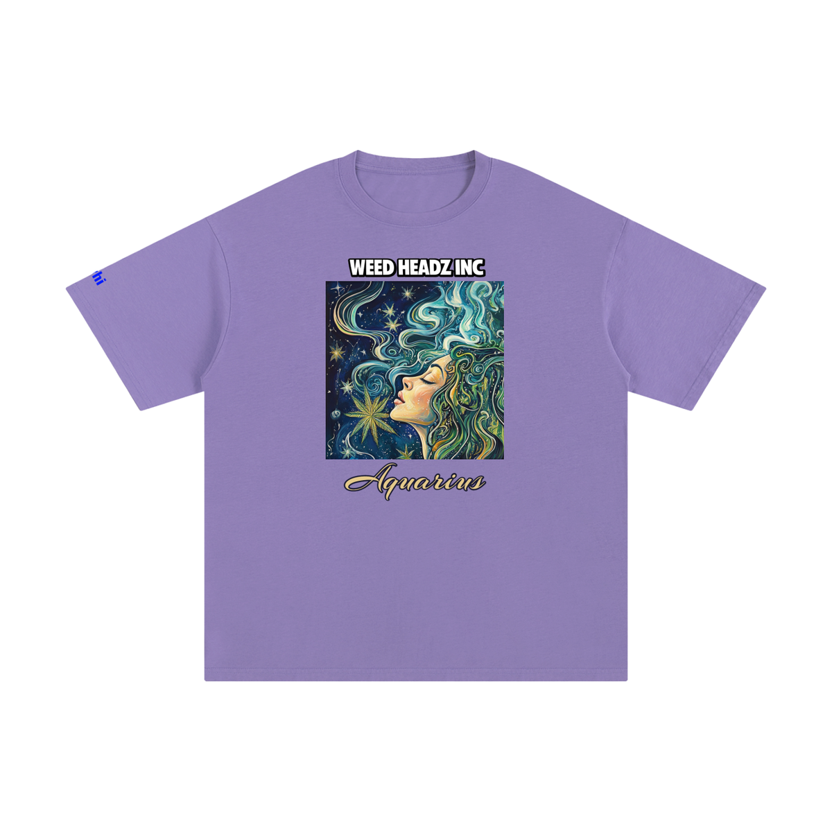 WHI Men's Zodiac Aquarius Cotton T-Shirt