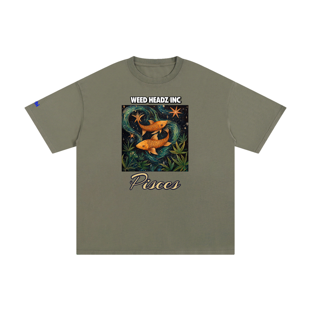 WHI Men's Zodiac Pisces Cotton T-Shirt