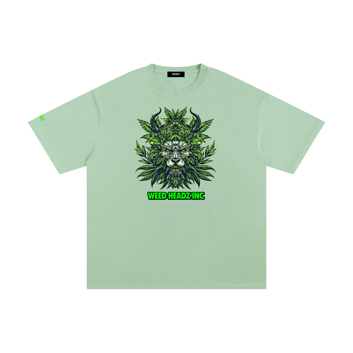 WHI Men's Monster Green Cotton T-Shirt