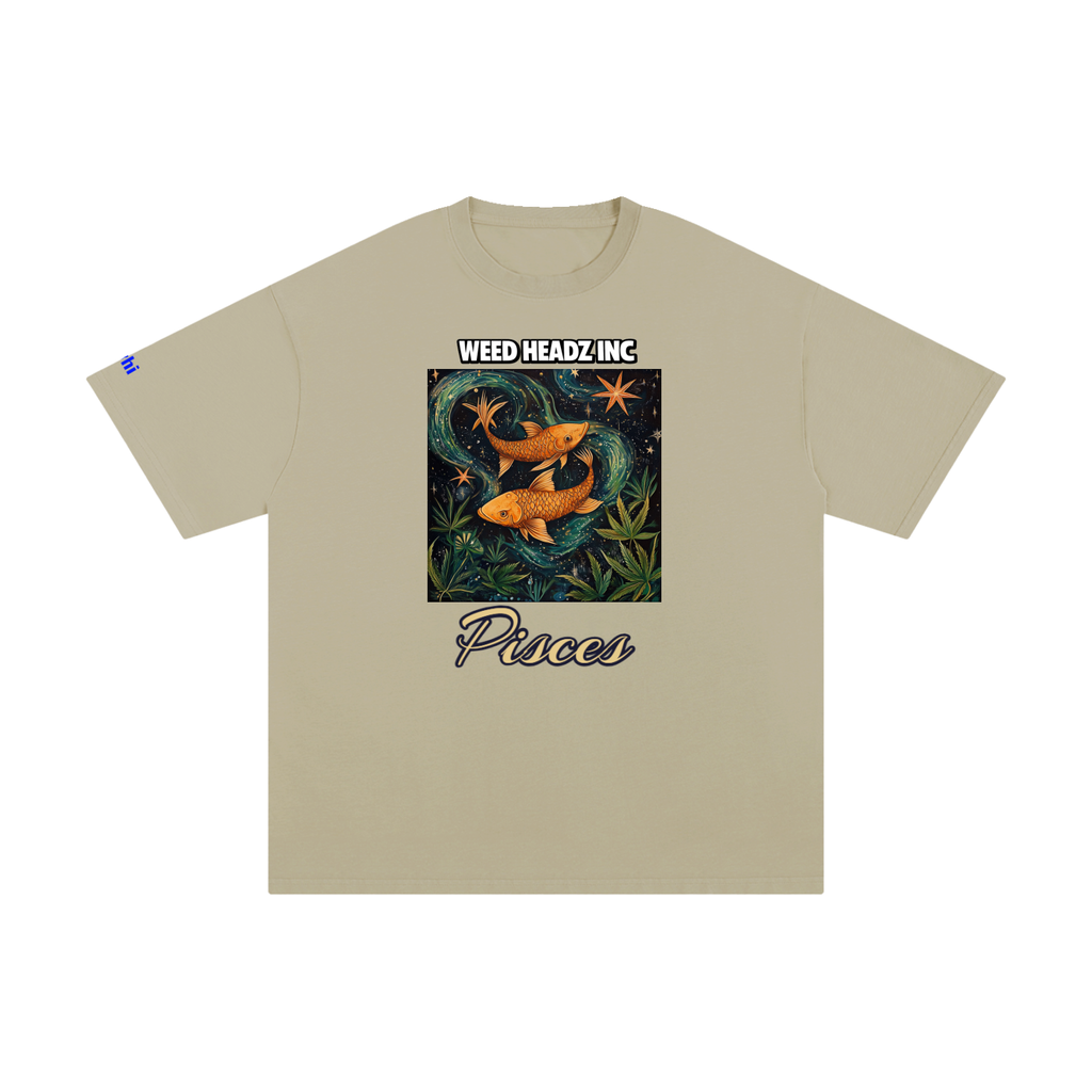WHI Men's Zodiac Pisces Cotton T-Shirt