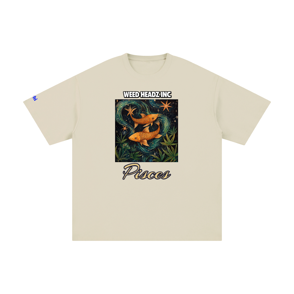 WHI Men's Zodiac Pisces Cotton T-Shirt