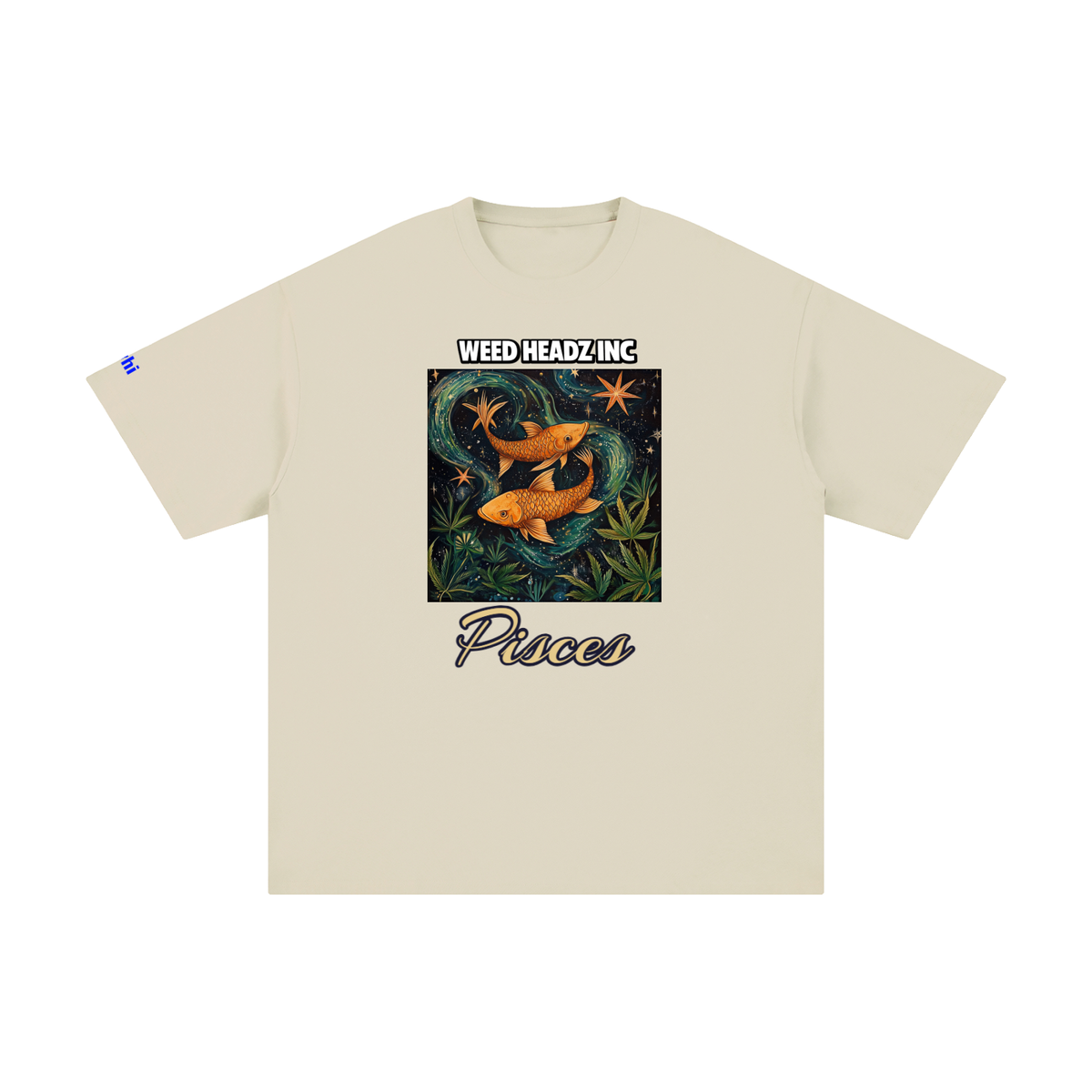 WHI Men's Zodiac Pisces Cotton T-Shirt