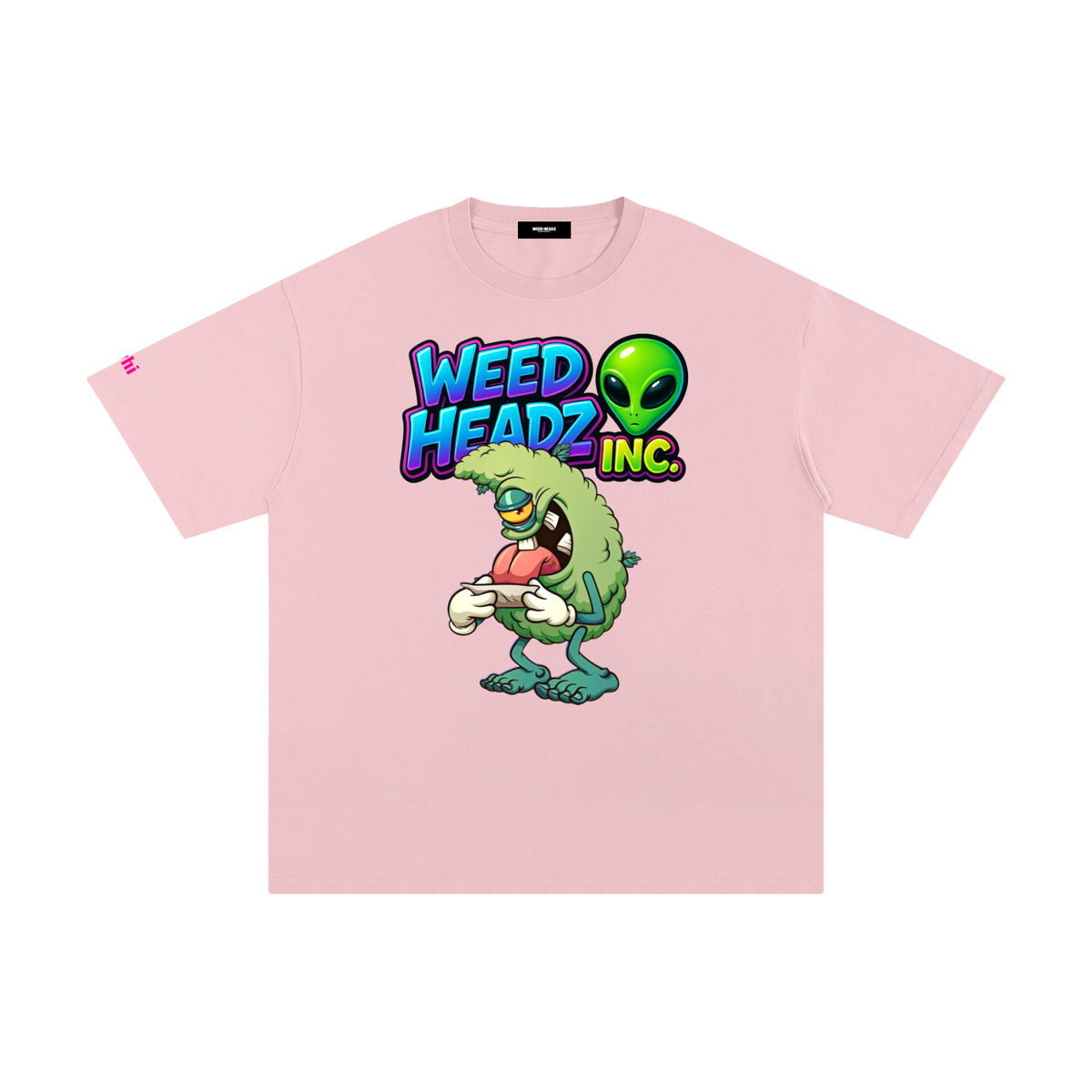 WHI Men's Alien Roll Up Cotton T-Shirt