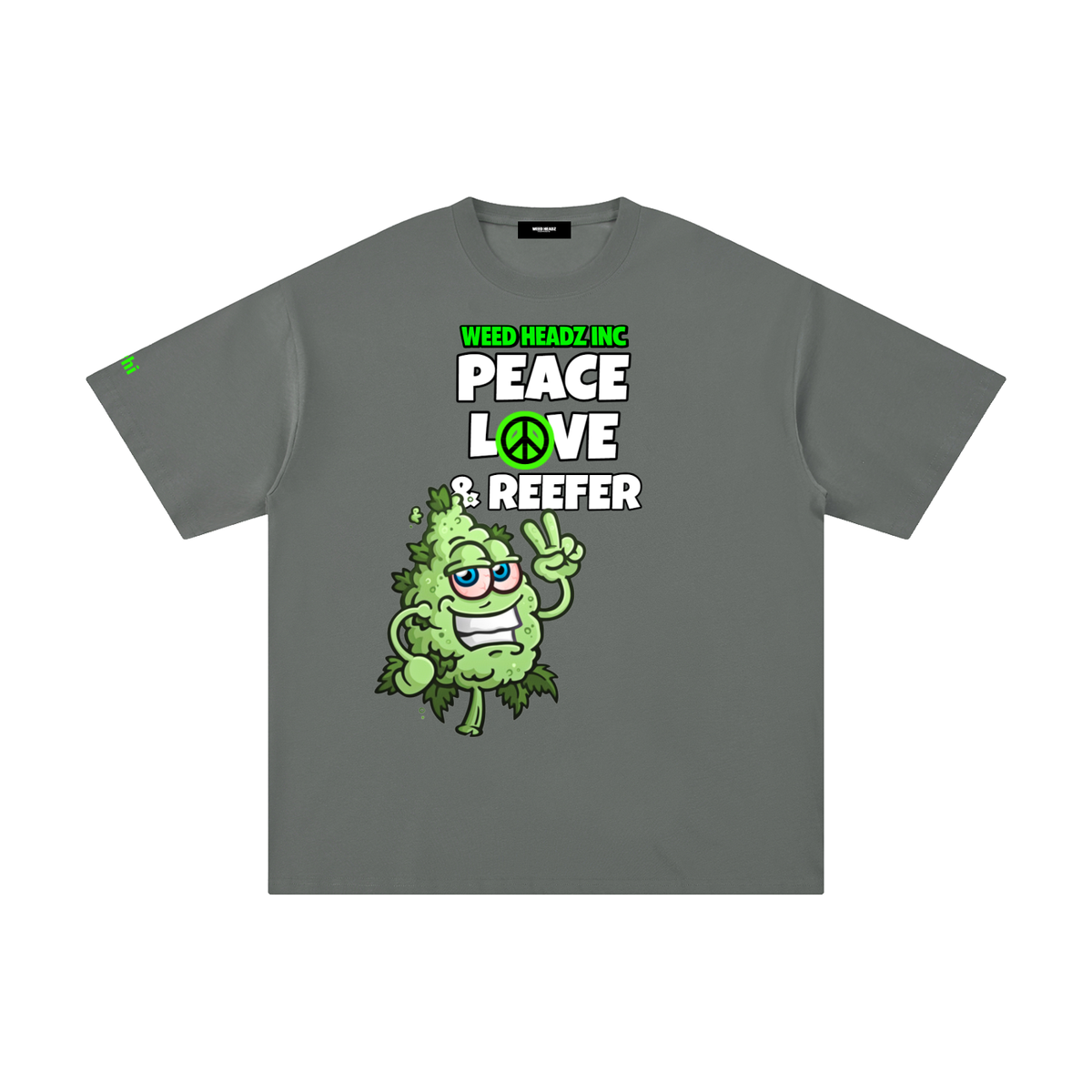 WHI Men's Peace Love & Reefer Buddy Cotton T-Shirt