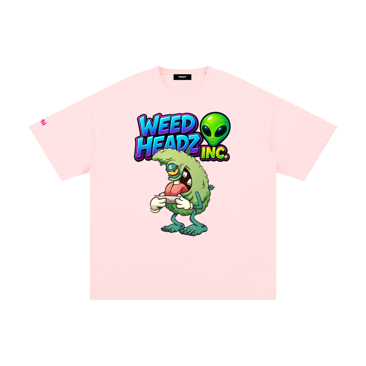 WHI Men's Alien Roll Up Cotton T-Shirt