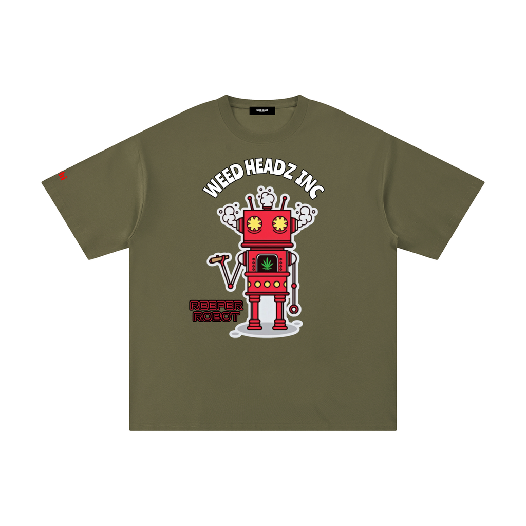 WHI Men's Reefer Robot Cotton T-Shirt