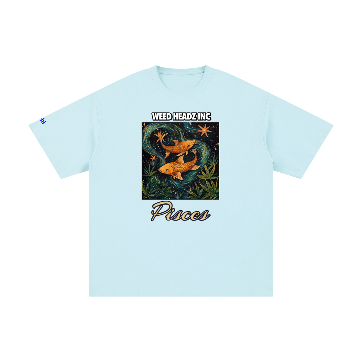 WHI Men's Zodiac Pisces Cotton T-Shirt