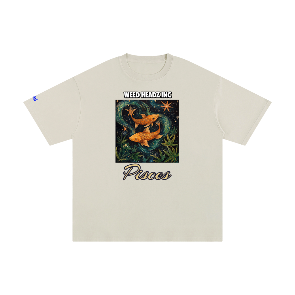 WHI Men's Zodiac Pisces Cotton T-Shirt