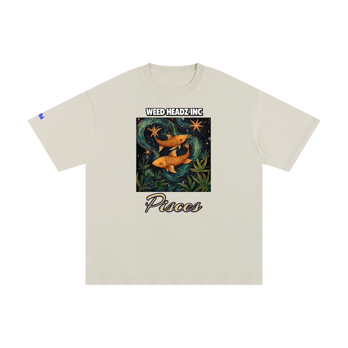 WHI Men's Zodiac Pisces Cotton T-Shirt