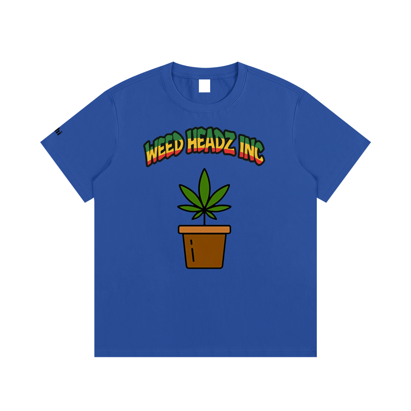 WHI Men's Rasta Pot Cotton T-Shirt