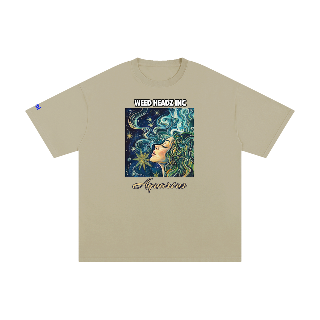 WHI Men's Zodiac Aquarius Cotton T-Shirt