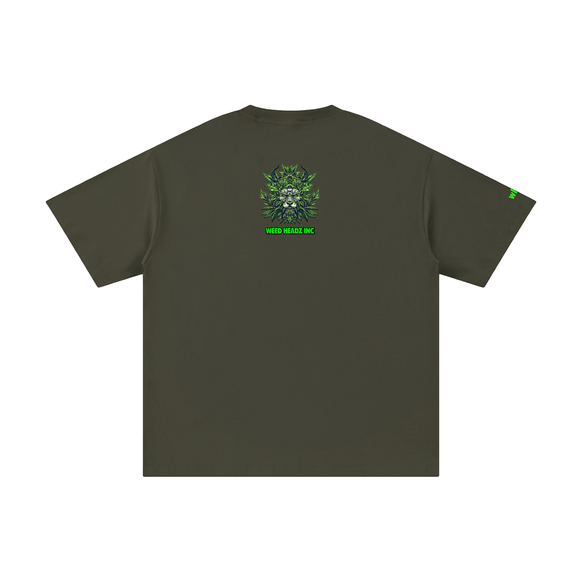 WHI Men's Monster Green Cotton T-Shirt