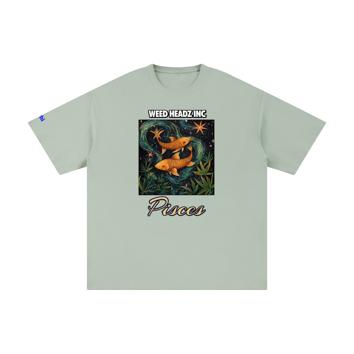 WHI Men's Zodiac Pisces Cotton T-Shirt
