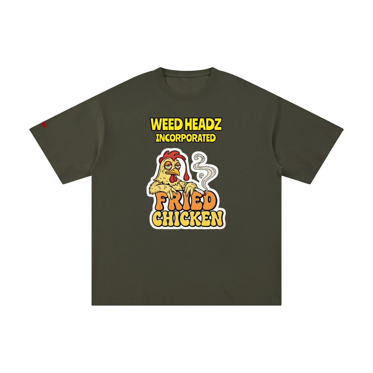 WHI Men's Fried Chicken Cotton T-Shirt