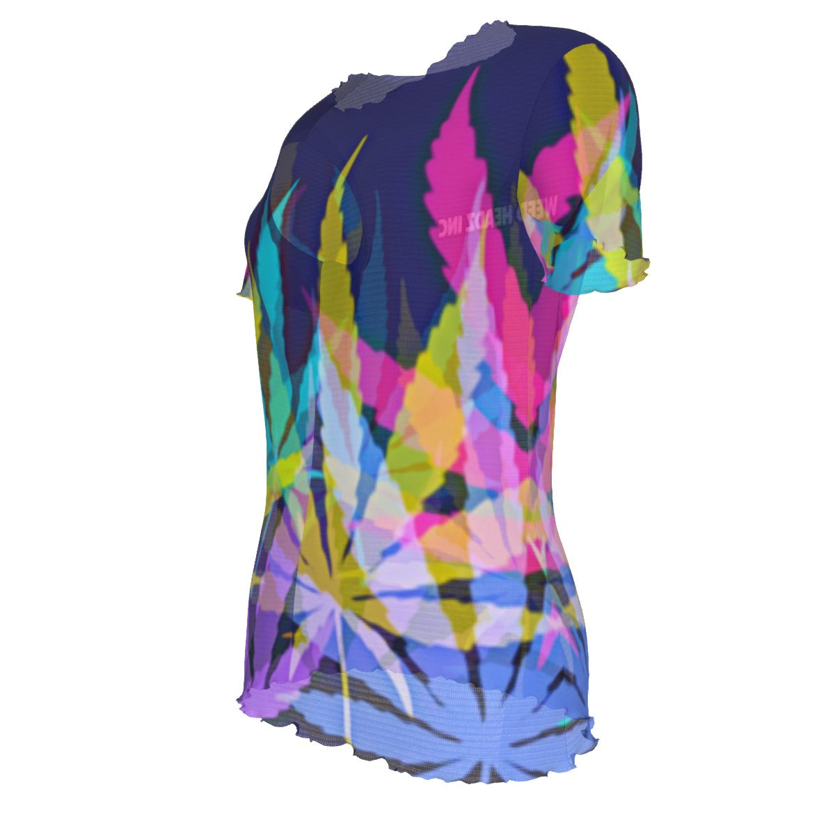 WHI Women's Dime Piece Short Sleeve Sheer Blouse