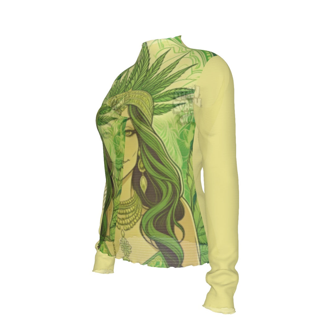 WHI Women's Sweet Mary Sheer Blouse