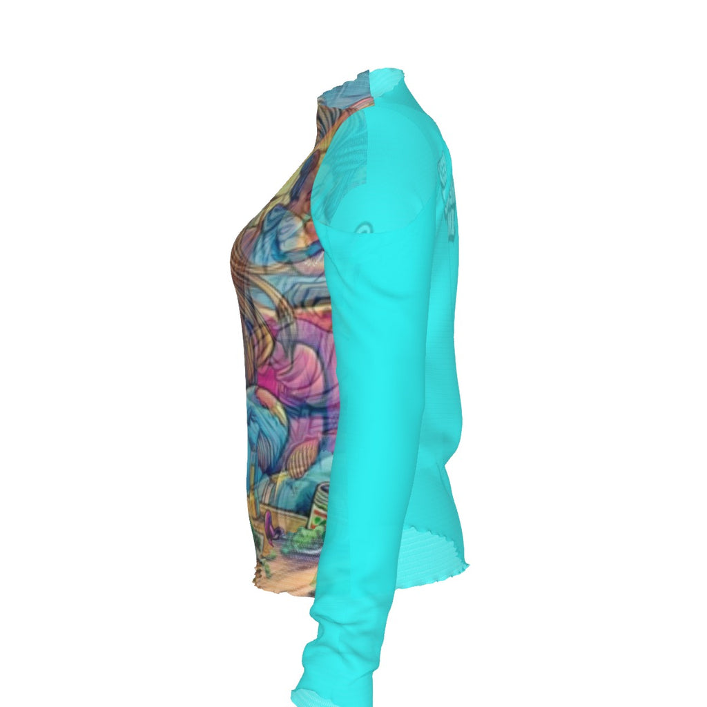 WHI Women's Vibez Sheer Blouse