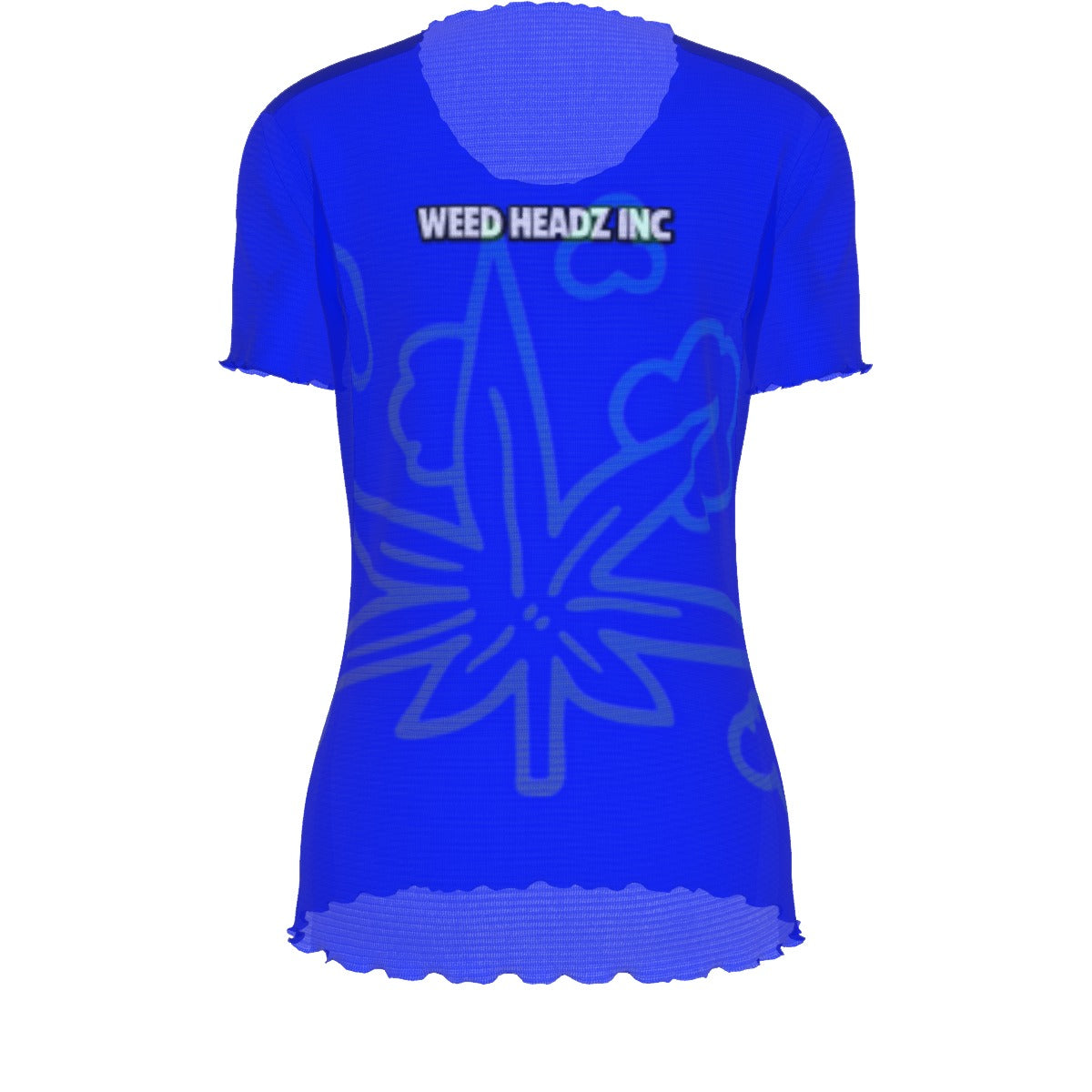 WHI Women's High Grade Short Sleeve Sheer Blouse