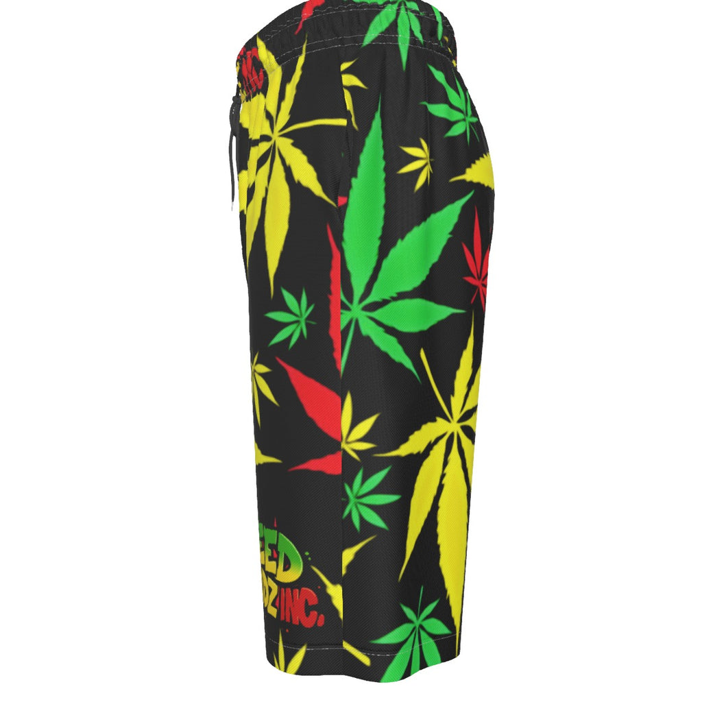 WHI Men's Rasta Legacy Over-The-Knee Shorts