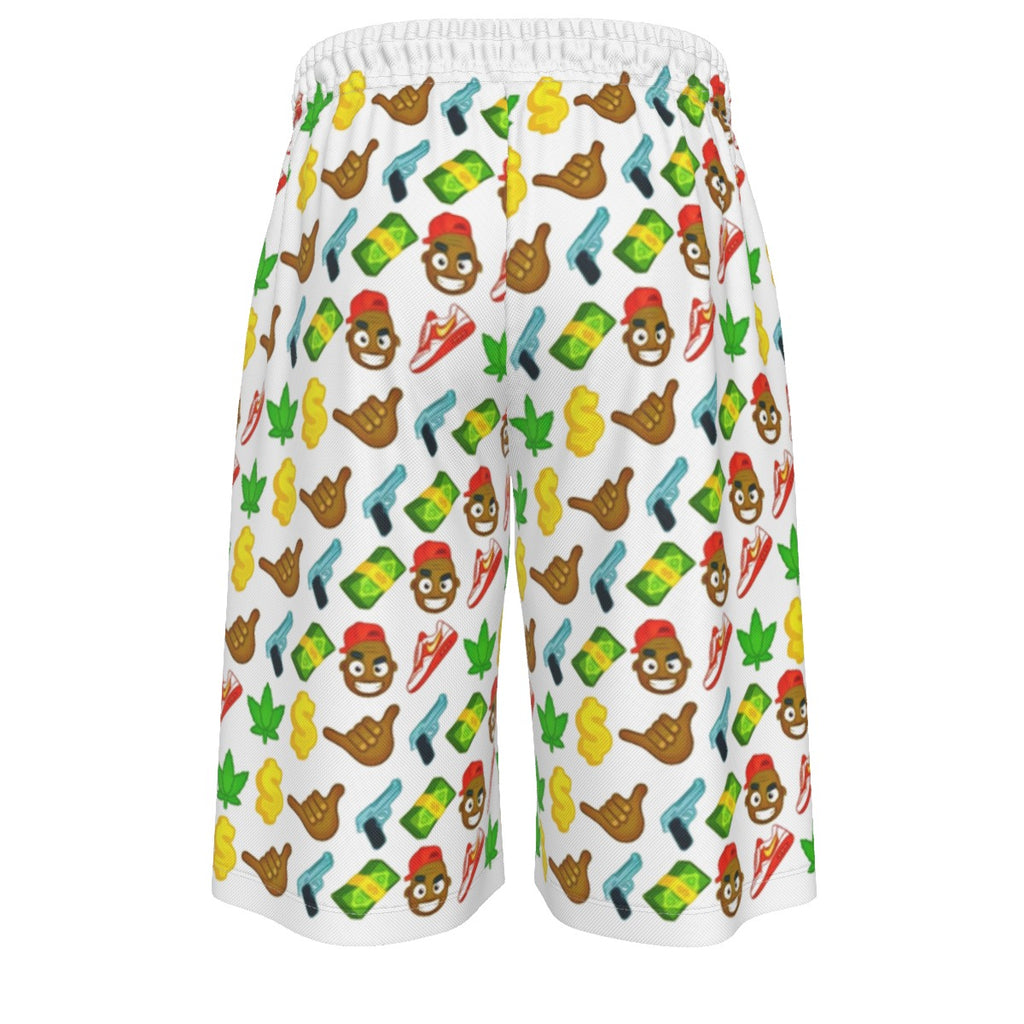 WHI Men's Dizzle Mane Over-The-Knee Shorts
