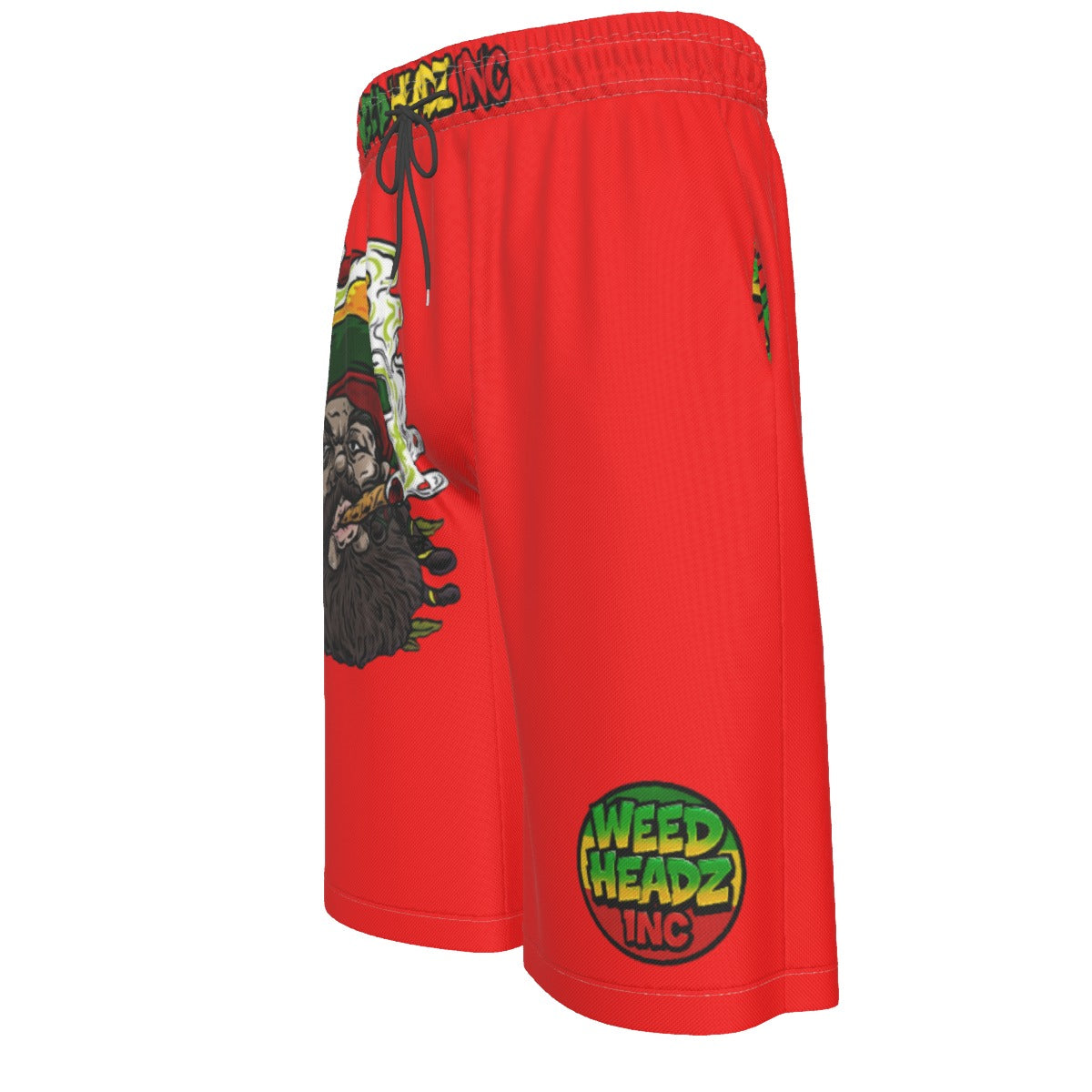 WHI Men's Rasta Life Over-The-Knee Shorts
