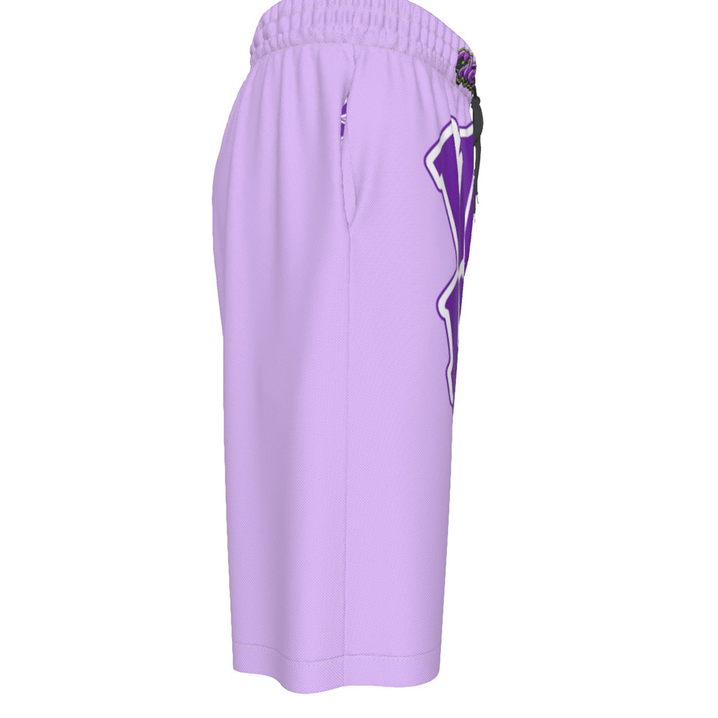 WHI Men's Purp Over-The-Knee Shorts