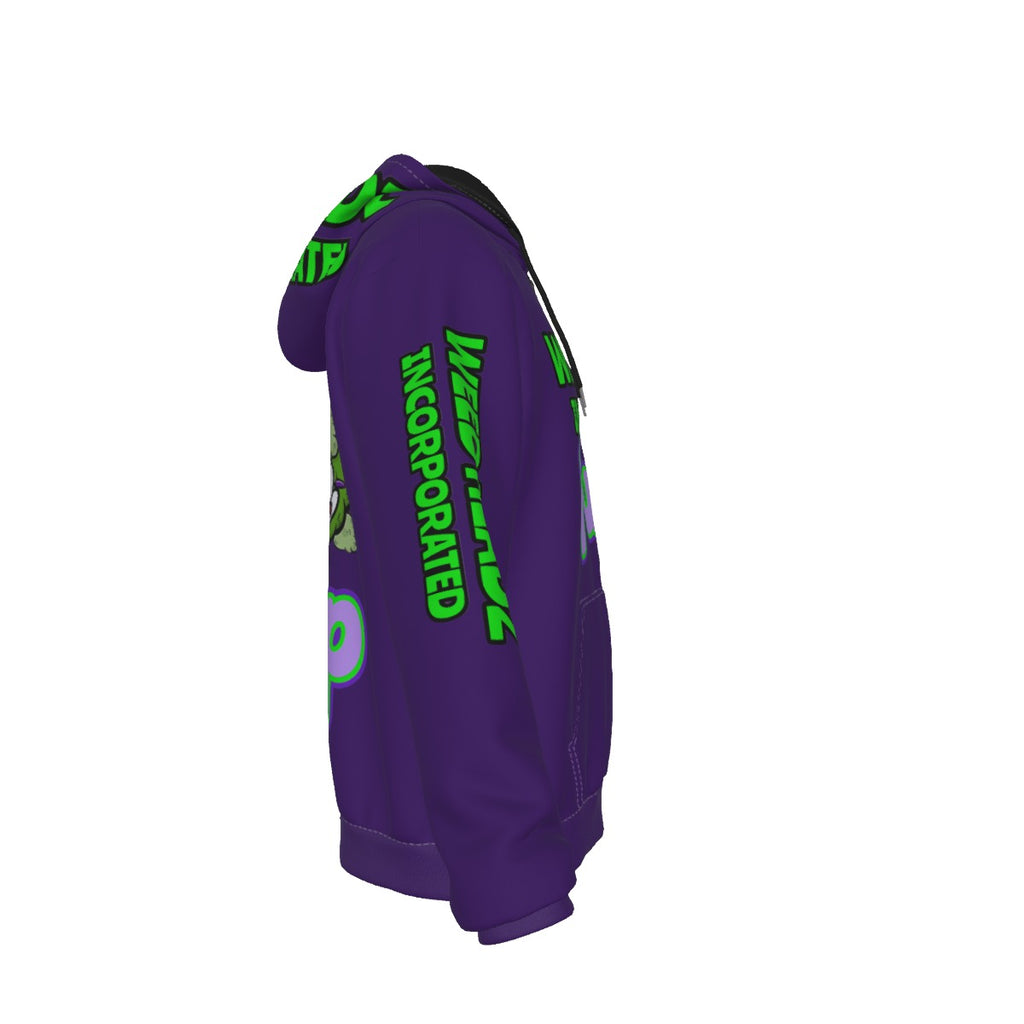 WHI Men's Purp Bud Zip Up Hoodie
