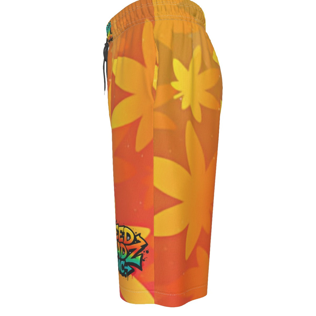 WHI Men's Tropical Harvest Over-The-Knee Shorts