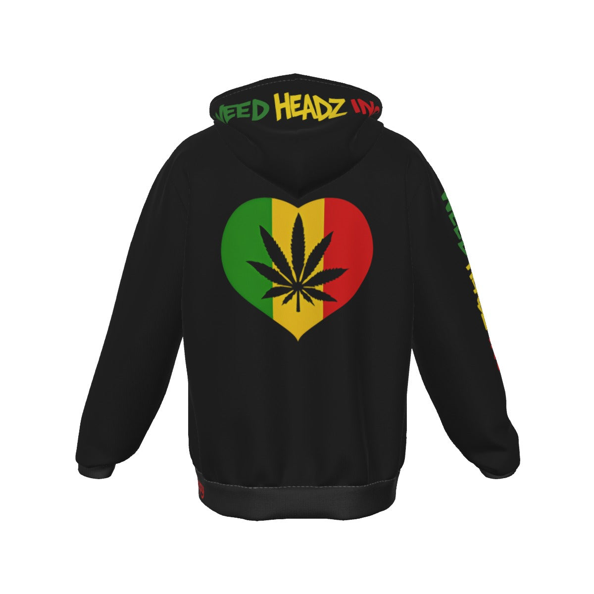 WHI Men's Rasta Luv Zip Up Hoodie