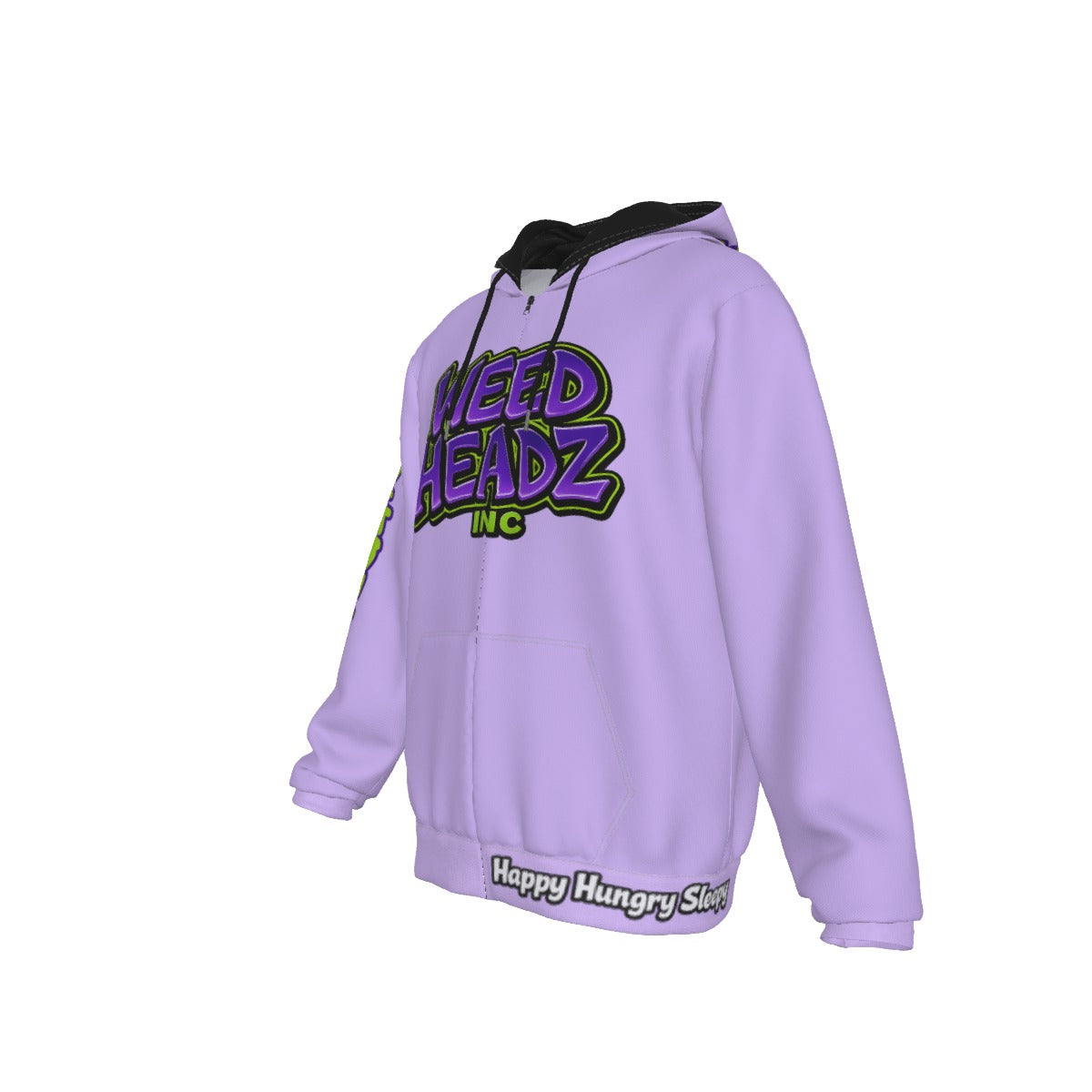 WHI Men's Purp Life Zip Up Hoodie
