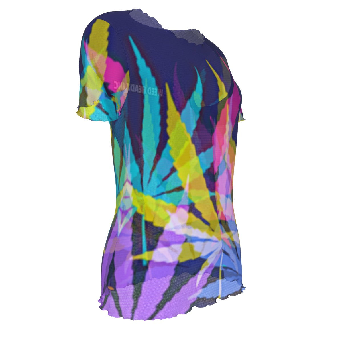 WHI Women's Dime Piece Short Sleeve Sheer Blouse