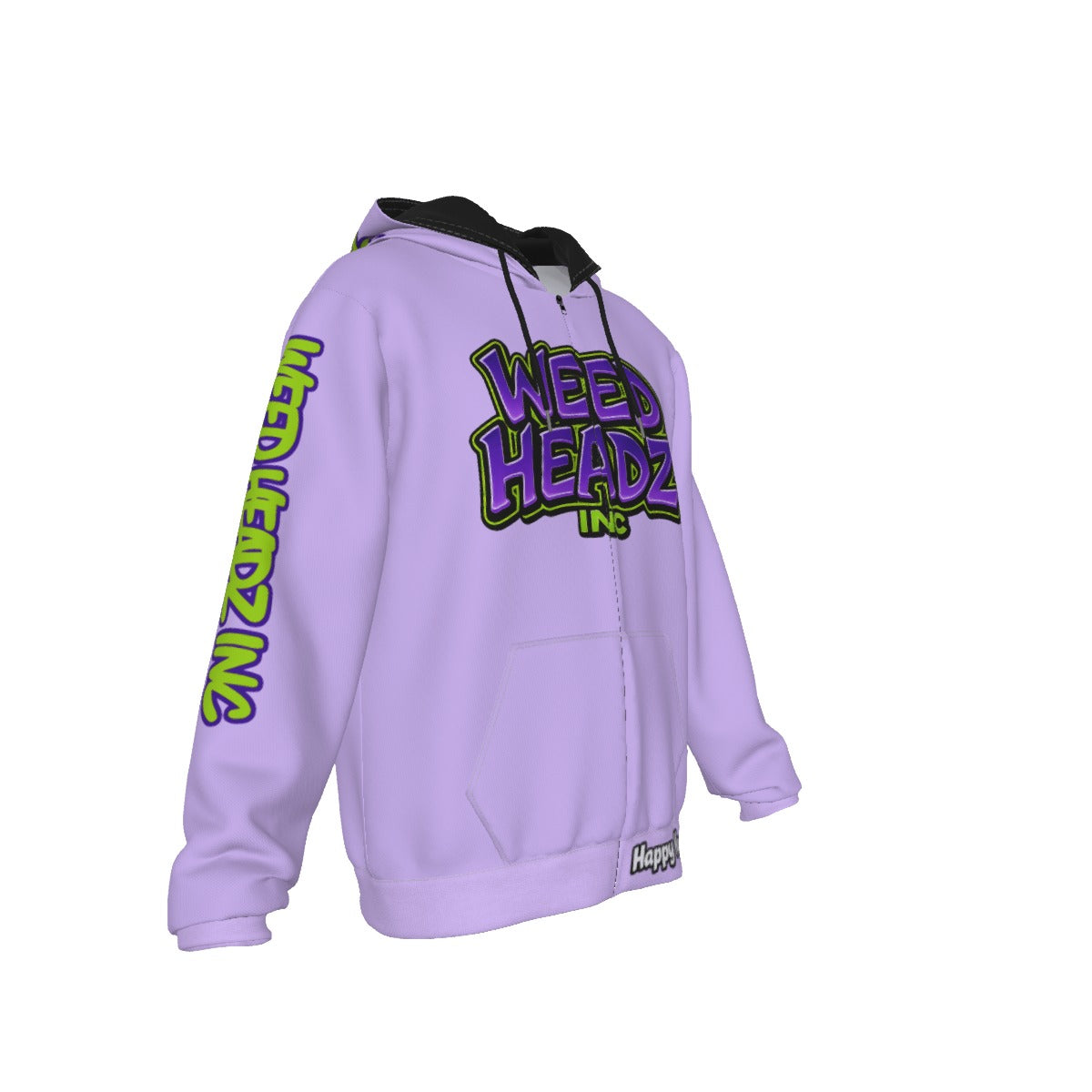 WHI Men's Purp Life Zip Up Hoodie
