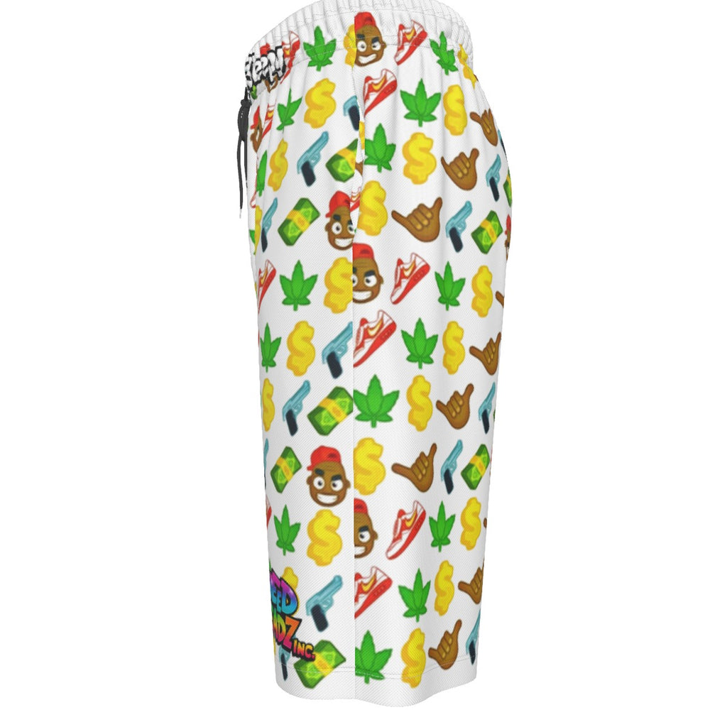 WHI Men's Dizzle Mane Over-The-Knee Shorts