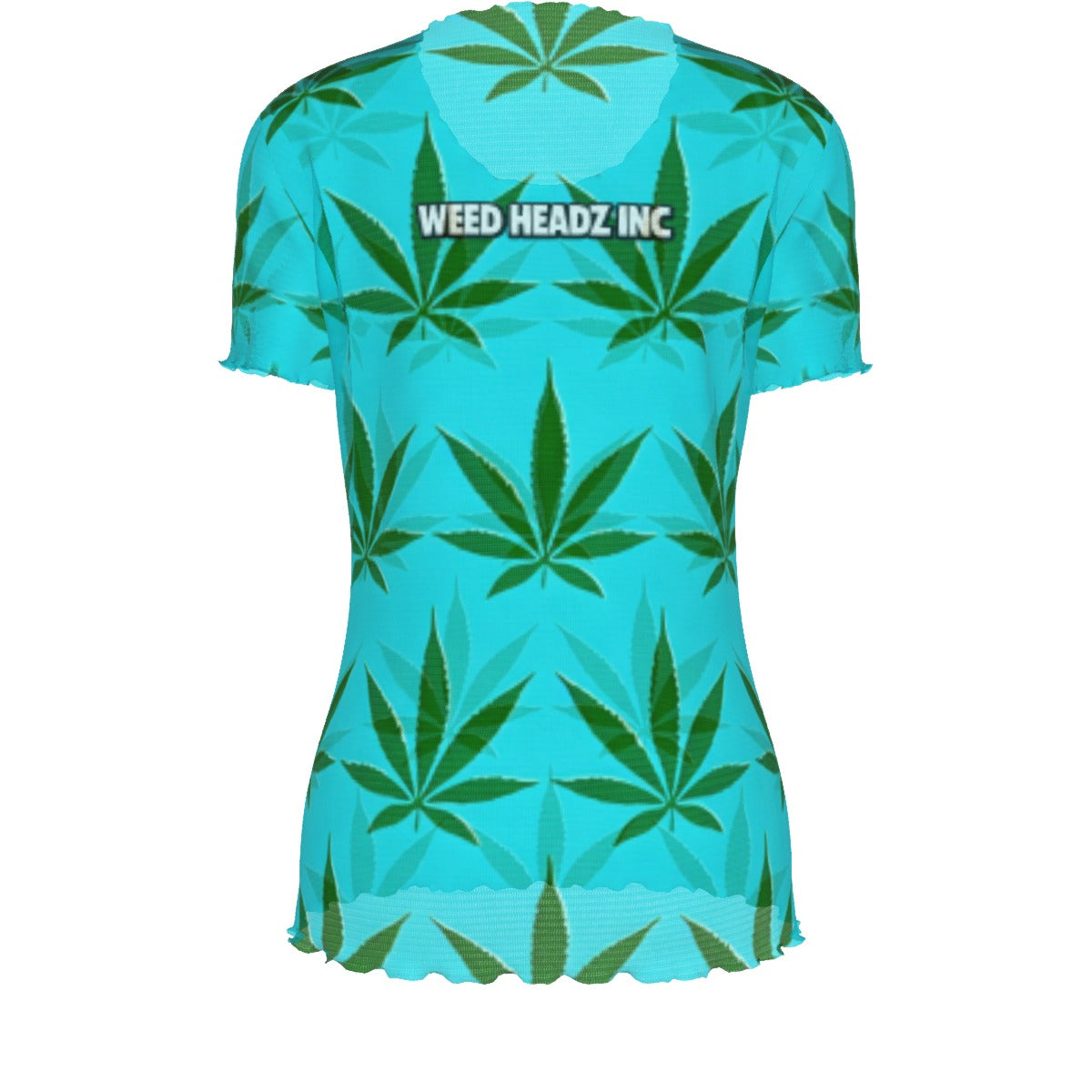 WHI Women's Bud Passion Short Sleeve Sheer Blouse